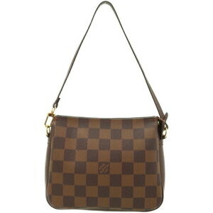 Louis Vuitton Damier Ebene Brown Truth Makeup Accessory Clutch Bag